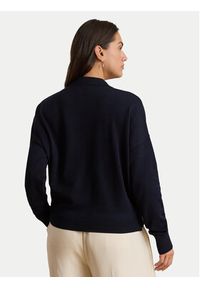 Lauren Ralph Lauren - LAUREN RALPH LAUREN Sweter 200P14056003 Granatowy Regular Fit. Kolor: niebieski. Materiał: syntetyk #8