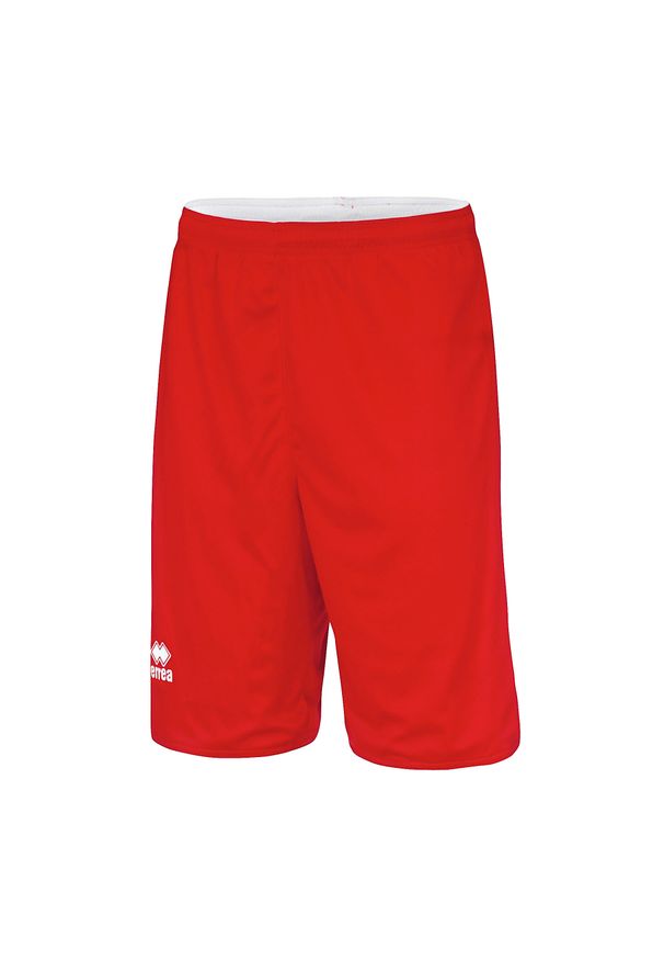 ERREA - Szorty Errea Chicago Panta Double Jr Dzieci. Kolor: czerwony. Styl: sportowy. Sport: koszykówka