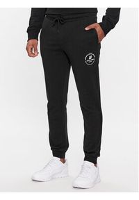 Jack & Jones - Jack&Jones Komplet 2 par spodni Jpstgordon Jjswift Sweat Pants 2Pk Mp 12257018 Czarny Regular Fit. Kolor: czarny. Materiał: bawełna