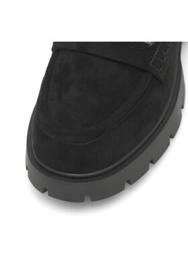 Jenny Fairy Loafersy ISLA WS21095-01 Czarny. Kolor: czarny. Materiał: materiał