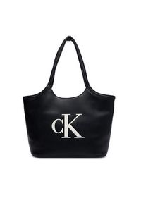 Calvin Klein Torebka Bold Ck LV04F3562G Czarny. Kolor: czarny. Materiał: skórzane #6