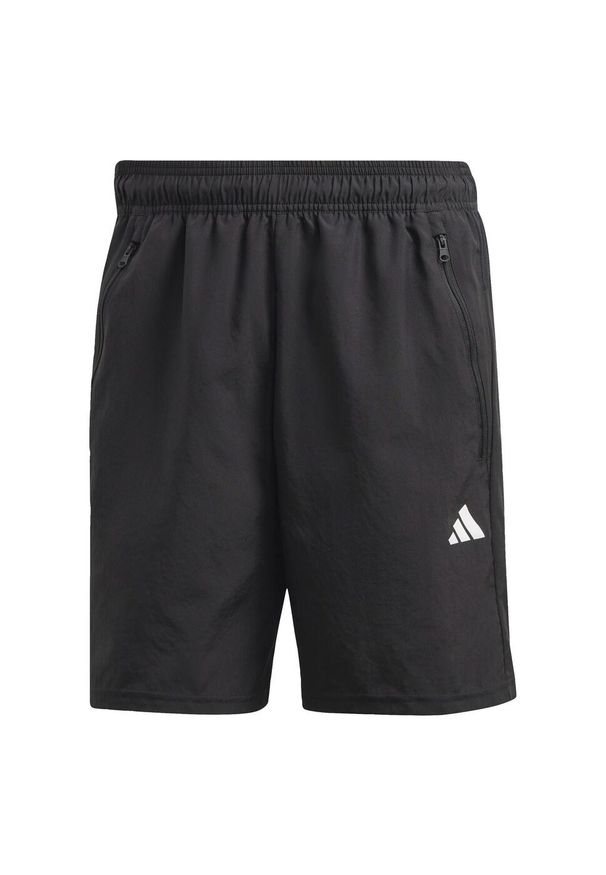Adidas - Spodenki krótkie treningowe męskie adidas Essentials. Kolor: czarny, biały, wielokolorowy. Materiał: materiał. Długość: krótkie. Sport: bieganie