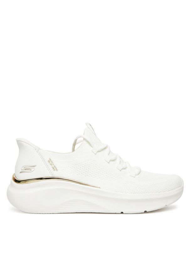 skechers - Skechers Sneakersy Bobs B Love-True Delight 117617/WHT Biały. Kolor: biały. Materiał: materiał