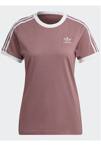 Adidas - adidas T-Shirt adicolor 3-Stripes HL6689 Różowy Regular Fit. Kolor: różowy. Materiał: bawełna #6