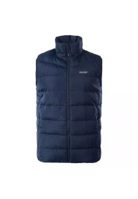Hi-tec - Kamizelka bezrękawnik męski Hi-Tec Sanis - granatowa, Rozmiar XXXL. Kolor: niebieski. Materiał: poliester. Długość rękawa: bez rękawów #1
