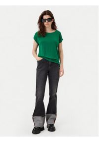 Vero Moda T-Shirt Ava 10284468 Zielony Regular Fit. Kolor: zielony. Materiał: lyocell