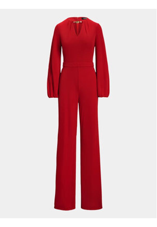 Lauren Ralph Lauren - LAUREN RALPH LAUREN Kombinezon 200918879001 Czerwony Regular Fit. Kolor: czerwony. Materiał: syntetyk
