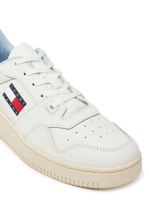 Tommy Jeans Sneakersy Tjw Retro Basket Ess EN0EN02505 Niebieski. Kolor: niebieski. Materiał: skóra
