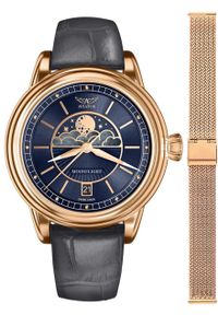 AVIATOR - Zegarek damski Aviator V.1.33.2.256.4GM-SET różowe złoto. Kolor: złoty, wielokolorowy, różowy #1