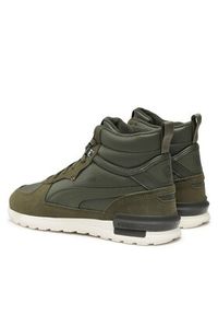 Puma Sneakersy Graviton Mid 383204 02 Khaki. Kolor: brązowy. Materiał: skóra