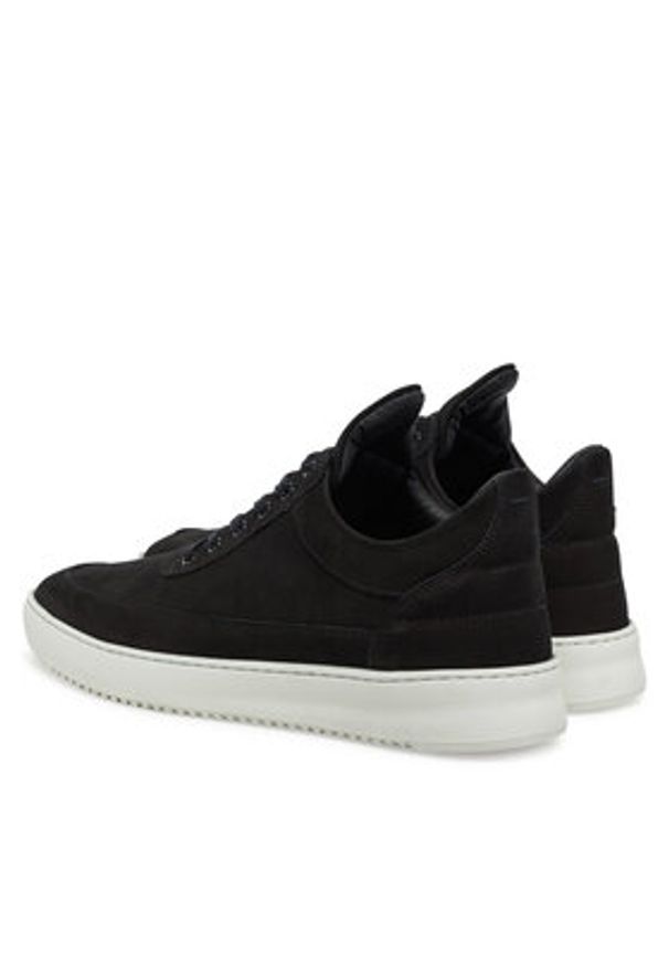 Filling Pieces Sneakersy Low Top Ripple 25122841861 Czarny. Kolor: czarny. Materiał: skóra, nubuk