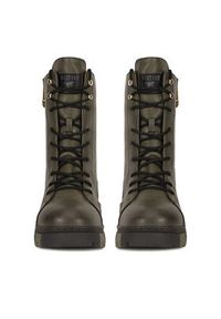 Mustang Trzewiki 1502-502 Khaki. Kolor: brązowy. Materiał: materiał #4