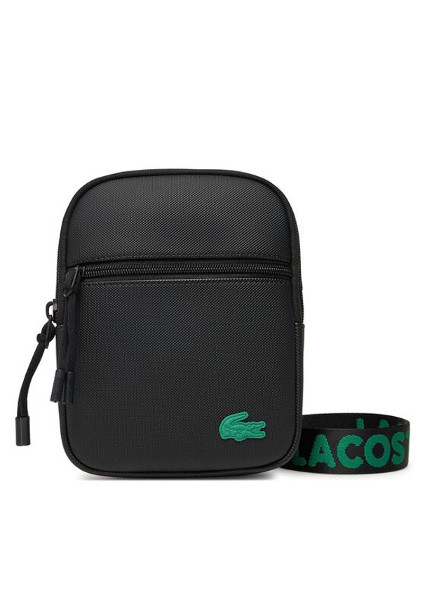 Lacoste Saszetka NH4679TX Czarny. Kolor: czarny. Materiał: skóra