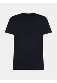 TOMMY HILFIGER - Tommy Hilfiger T-Shirt MW0MW32618 Granatowy Regular Fit. Kolor: niebieski. Materiał: bawełna