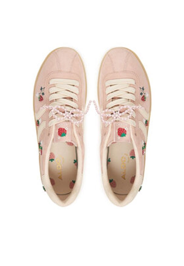 Aldo Sneakersy Chicsneaker 14296276 Różowy. Kolor: różowy. Materiał: skóra, zamsz