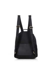 Wittchen - Damski plecak nylonowy prosty czarny. Kolor: czarny. Materiał: nylon. Styl: klasyczny, elegancki #3