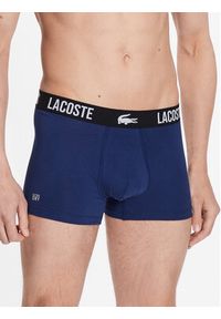 Lacoste Komplet 3 par bokserek 5H1309 Granatowy. Kolor: niebieski. Materiał: bawełna #3