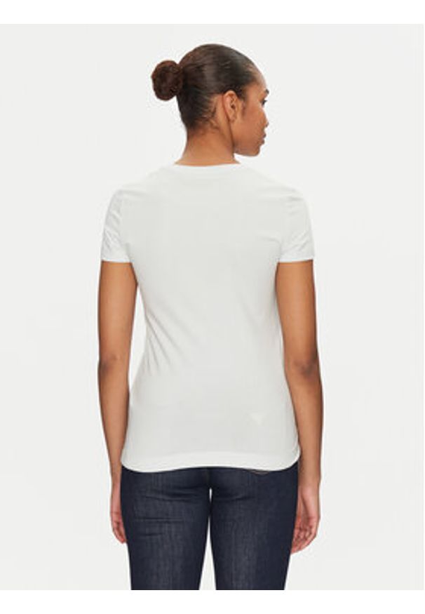Guess T-Shirt W5GI04 J1314 Błękitny Slim Fit. Kolor: niebieski. Materiał: bawełna