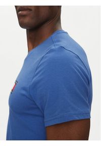 Tommy Jeans T-Shirt Essential DM0DM20740 Niebieski Slim Fit. Kolor: niebieski. Materiał: bawełna #5