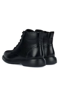 Geox Trapery U Ottavio U36DCA 00085 C9999 Czarny. Kolor: czarny. Materiał: skóra #4