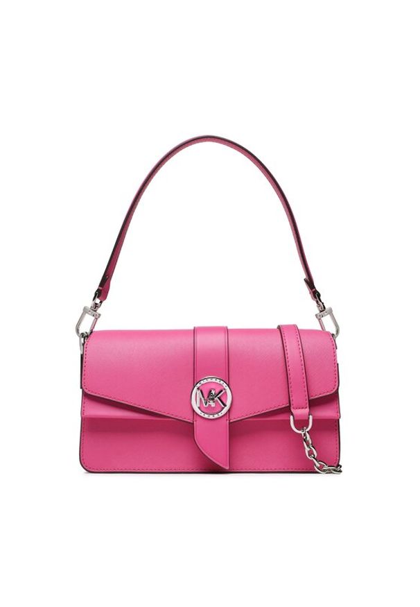 MICHAEL Michael Kors Torebka Greenwich 30T2SGRL1L Różowy. Kolor: różowy. Materiał: skórzane