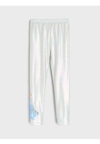 Sinsay - Legginsy Disney Princess - srebrny. Kolor: srebrny. Wzór: motyw z bajki
