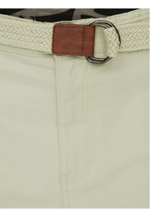 INDICODE Szorty materiałowe Inconor 70-060 Zielony Regular Fit. Kolor: zielony. Materiał: bawełna