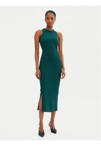 Pinko - PINKO Sukienka koktajlowa 104093 A23V Zielony Slim Fit. Kolor: zielony. Materiał: wiskoza. Styl: wizytowy #1