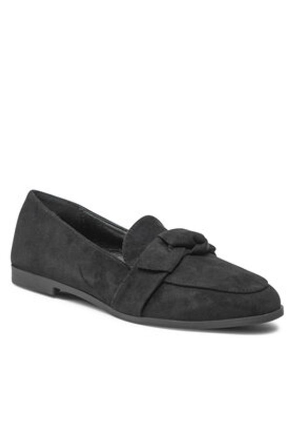 DeeZee Loafersy WS270205-07 Czarny. Kolor: czarny. Materiał: materiał