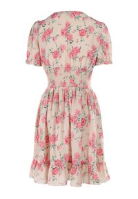 Born2be - Różowa Sukienka Aethiliana. Kolor: różowy. Długość rękawa: krótki rękaw. Długość: mini #7