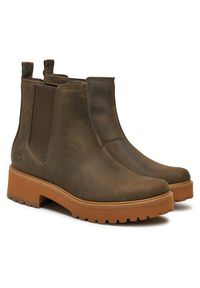 Timberland Botki Carnaby Cool Mid Chelsea Boot TB0A2CZQET41 Brązowy. Kolor: brązowy. Materiał: skóra #5