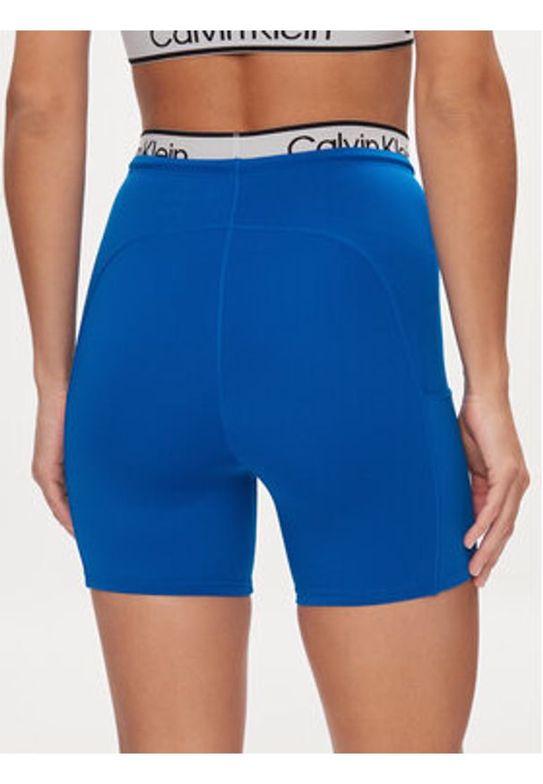 Calvin Klein Performance Szorty sportowe 00GWS4L722 Niebieski Slim Fit. Kolor: niebieski. Materiał: syntetyk