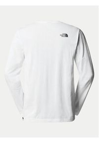 The North Face Longsleeve Simple Dome NF0A87QN Biały Regular Fit. Kolor: biały. Materiał: bawełna. Długość rękawa: długi rękaw #5