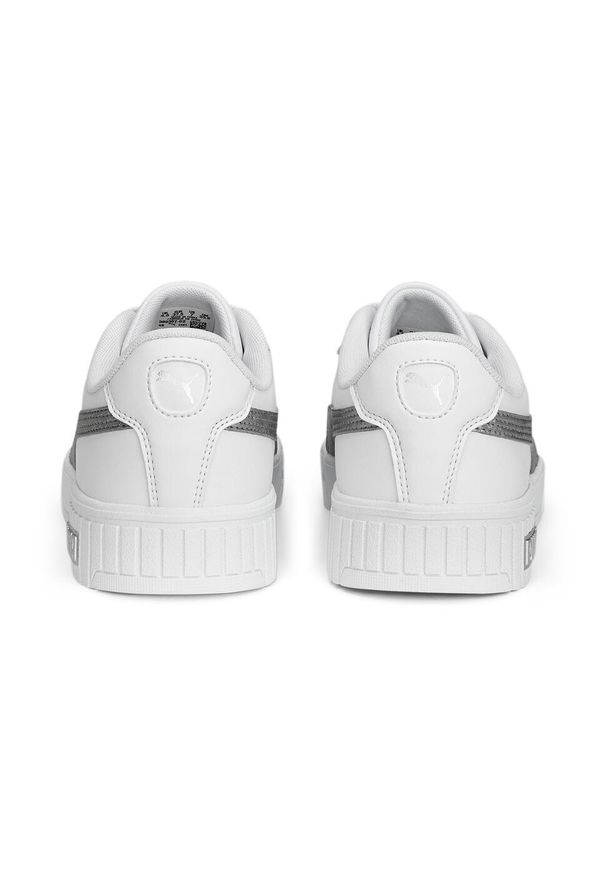 Buty do chodzenia damskie Puma Carina 2.0 Space. Okazja: na co dzień. Kolor: szary, wielokolorowy, biały. Materiał: skóra, guma. Sport: turystyka piesza