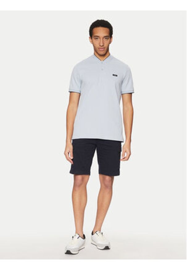 Calvin Klein Polo K10K114139 Niebieski Regular Fit. Typ kołnierza: polo. Kolor: niebieski. Materiał: bawełna