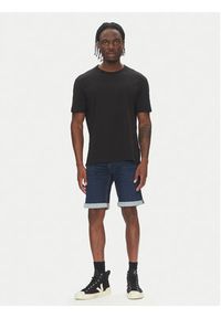 Mustang Szorty jeansowe Chicago Z 1016349 Granatowy Slim Fit. Kolor: niebieski. Materiał: bawełna #5