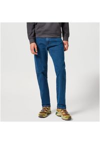 Wrangler - WRANGLER MĘSKIE SPODNIE JENSOWE FRONTIER BLUE GREY 112355017