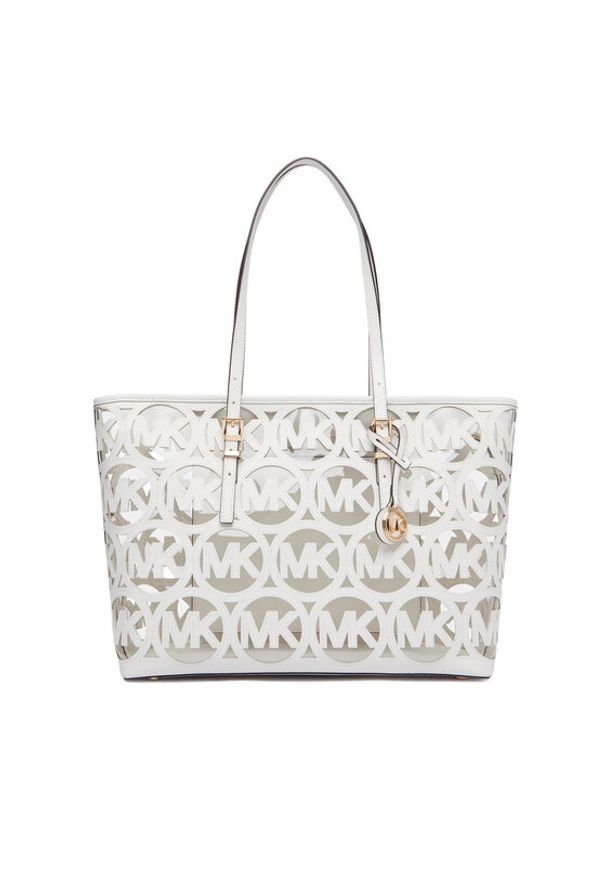 MICHAEL Michael Kors Torebka 30S6GQNT9O Biały. Kolor: biały. Materiał: skórzane