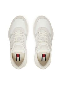 Tommy Jeans Sneakersy Tjw Cleated Runner Suede Mix EN0EN02921 Écru. Materiał: skóra, zamsz #6