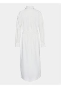 Gina Tricot Sukienka koszulowa 20643 Biały Regular Fit. Kolor: biały. Materiał: bawełna. Typ sukienki: koszulowe