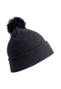 RESULT - Czapka Dziecięca Winter Essentials Pom Pom Beanie. Kolor: czarny