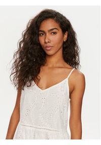 YAS Sukienka letnia Luma 26032686 Biały Regular Fit. Kolor: biały. Materiał: bawełna. Sezon: lato #3