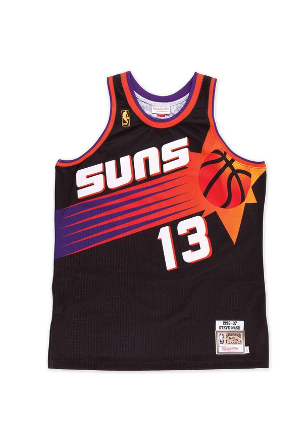 Mitchell & Ness - Jersey Phoenix Suns nba authentic. Kolor: fioletowy, wielokolorowy, czarny. Materiał: jersey. Sport: koszykówka