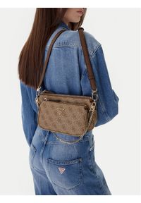 Guess Torebka Noelle II Mini HWBG96 72710 Beżowy. Kolor: beżowy. Materiał: skórzane #1