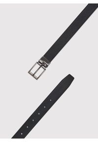 Pako Lorente - PAKO LORENTE - Dwustronny skórzany pasek męski. Materiał: skóra #2