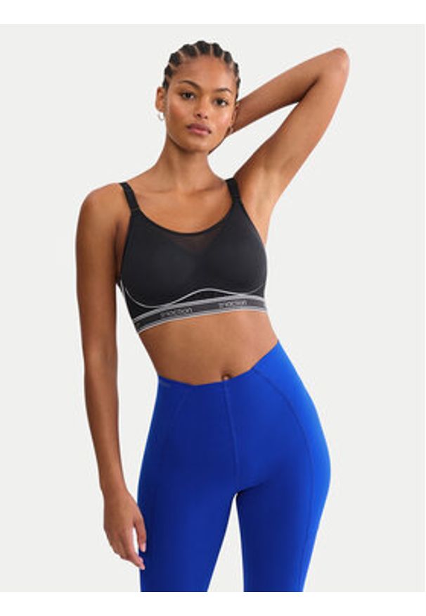 Triumph Biustonosz sportowy Triaction Cardio Breeze 10226411 Czarny. Kolor: czarny. Materiał: syntetyk