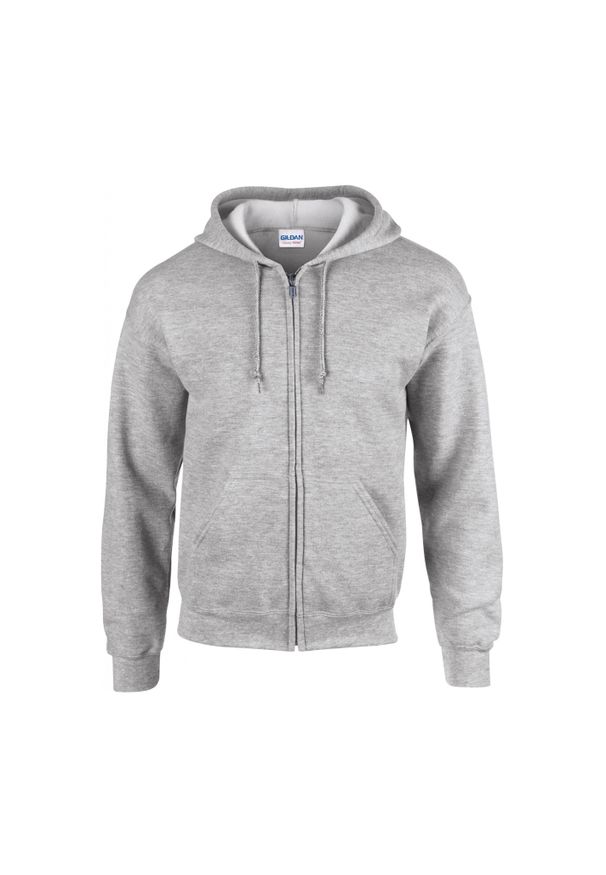 GILDAN - Bluza zapinana na zamek błyskawiczny Gildan Heavy Blend ®. Kolor: szary