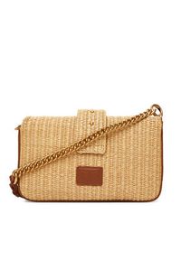 Pinko - PINKO Torebka Love One Mini Slouchy Fl PE 25 PLTT 104340 A2CF Beżowy. Kolor: beżowy #4