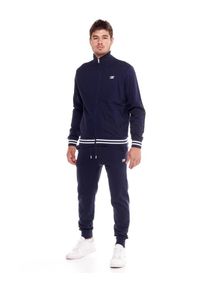 LEONE 1947 APPAREL - Męski dres ze stójką i zamkiem Welcome Back. Kolor: niebieski, wielokolorowy, biały. Materiał: dresówka. Sport: fitness