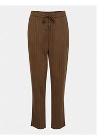 Fransa Spodnie materiałowe 20610972 Brązowy Regular Fit. Kolor: brązowy. Materiał: wiskoza #6
